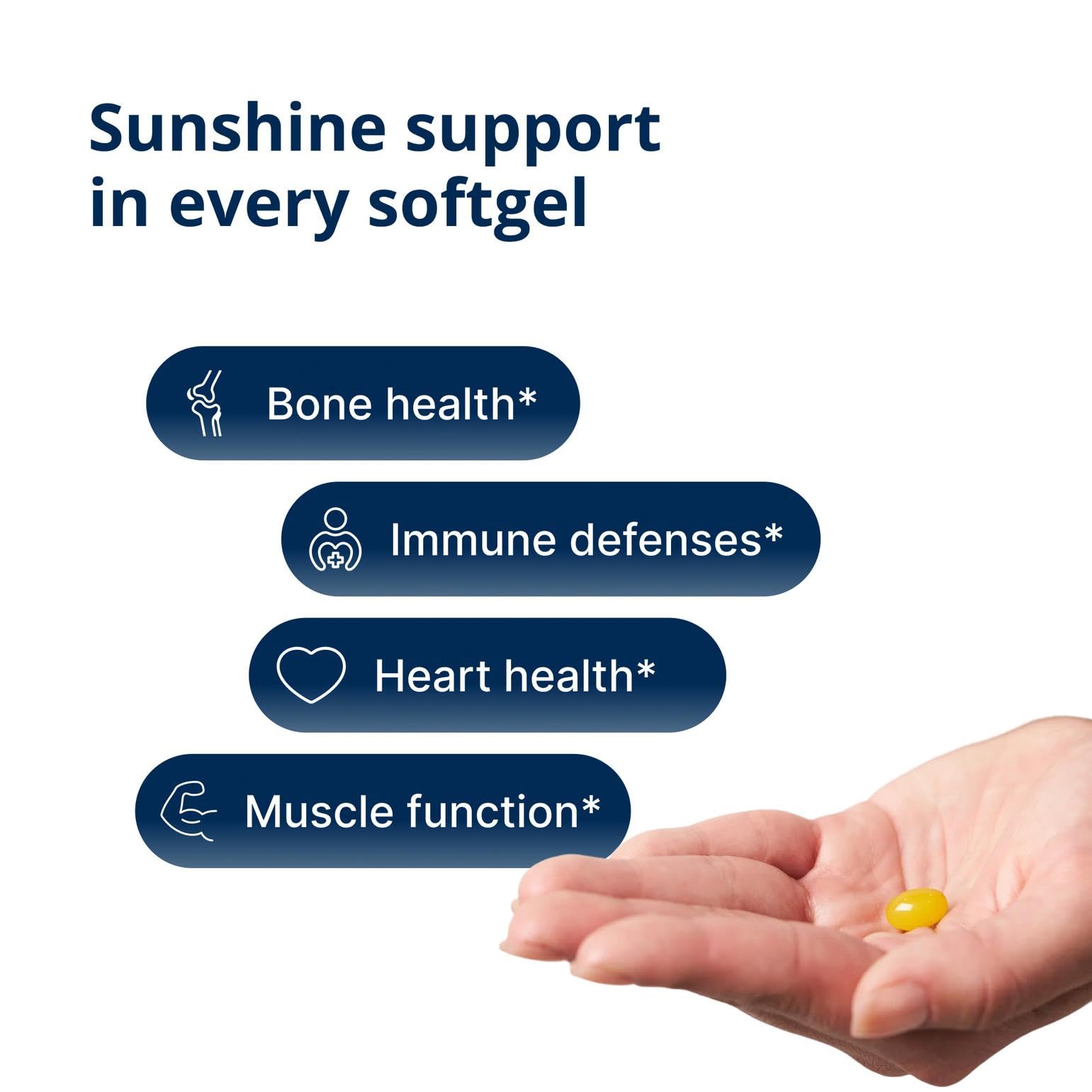 Metagenics Vitamin D3 & K2 5000 IU Softgels capsule close-up