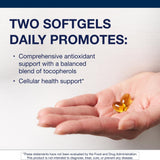 Metagenics Vitamin E Softgels side view showing capsule