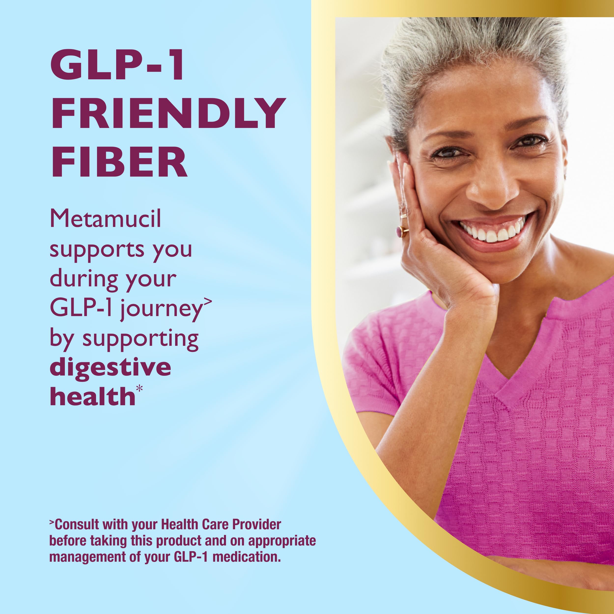 Metamucil Clear Fiber Blend Stick Pack opened
