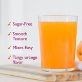 Metamucil Daily Fibre Supplement 425g with a glass of water