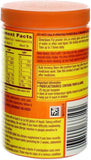 Metamucil Daily Fibre Supplement Powder 649g side view with orange powder