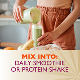 Metamucil Daily Psyllium Fiber Powder mixed in a glass of water