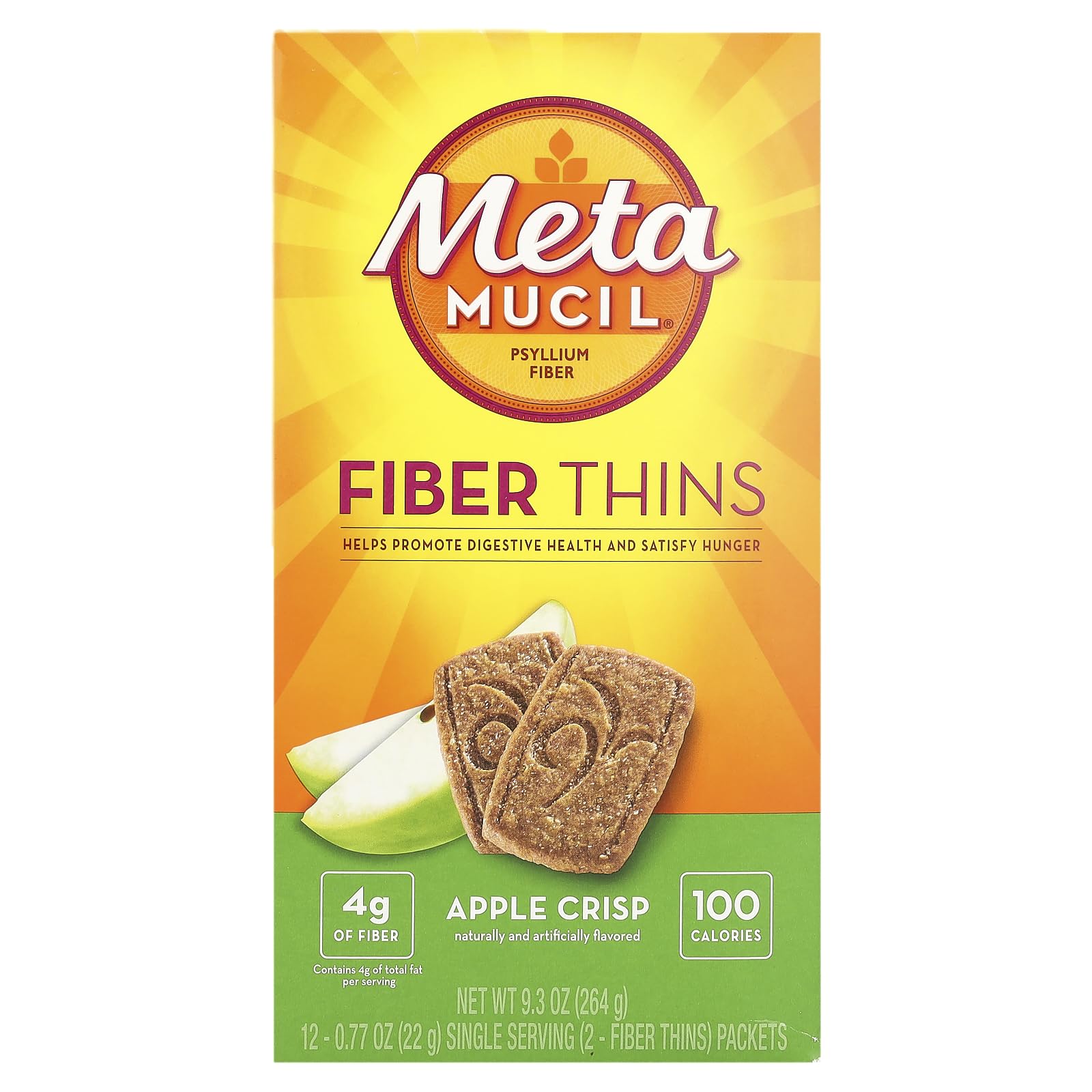 Metamucil Dietary Fibre Supplement 630g front view with packaging