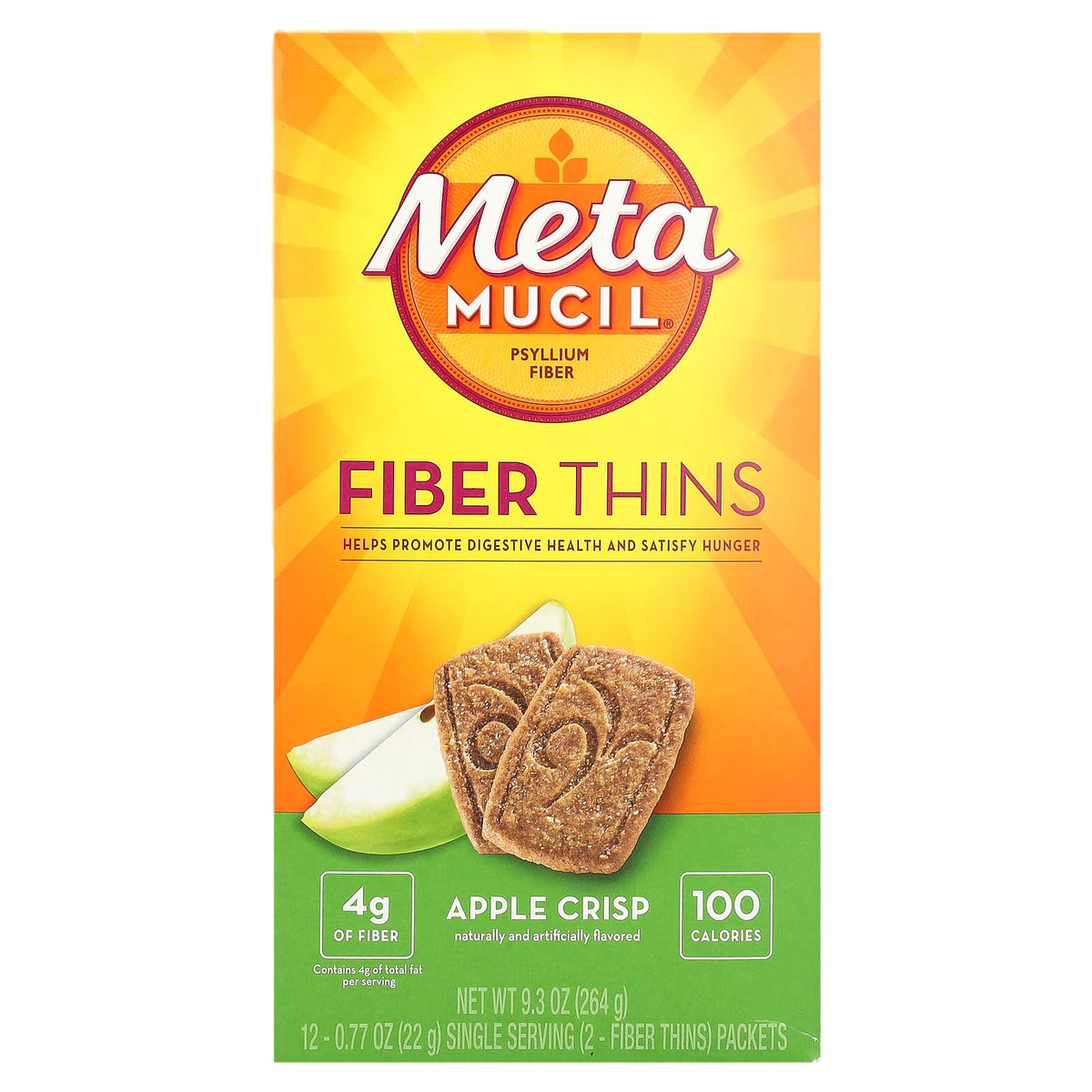 Metamucil Dietary Fibre Supplement 630g front view with packaging