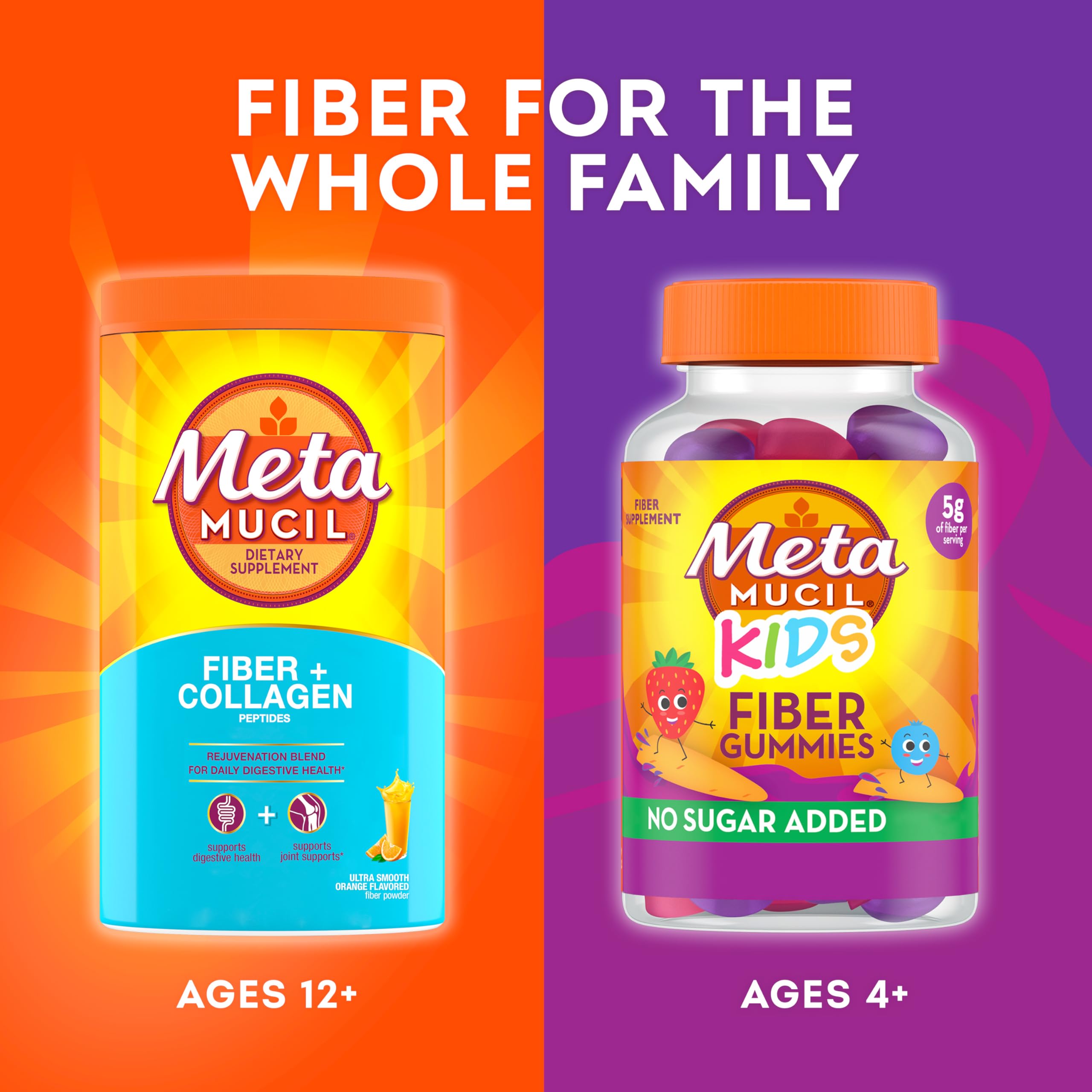 Metamucil Fiber + Collagen Rejuvenation Blend nutritional information