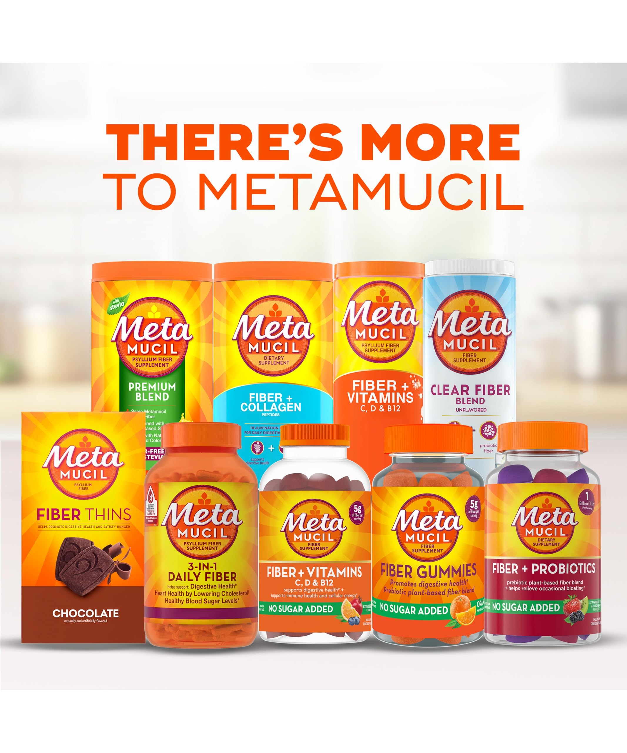 Metamucil Fiber + Vitamins Gummies Citrus Berry flavour in a bowl