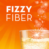 Metamucil Fizzy Fiber + a balanced routine mixed in water showing fizz