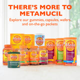 Metamucil SuperGreens daily Blend 218g in a glass of water