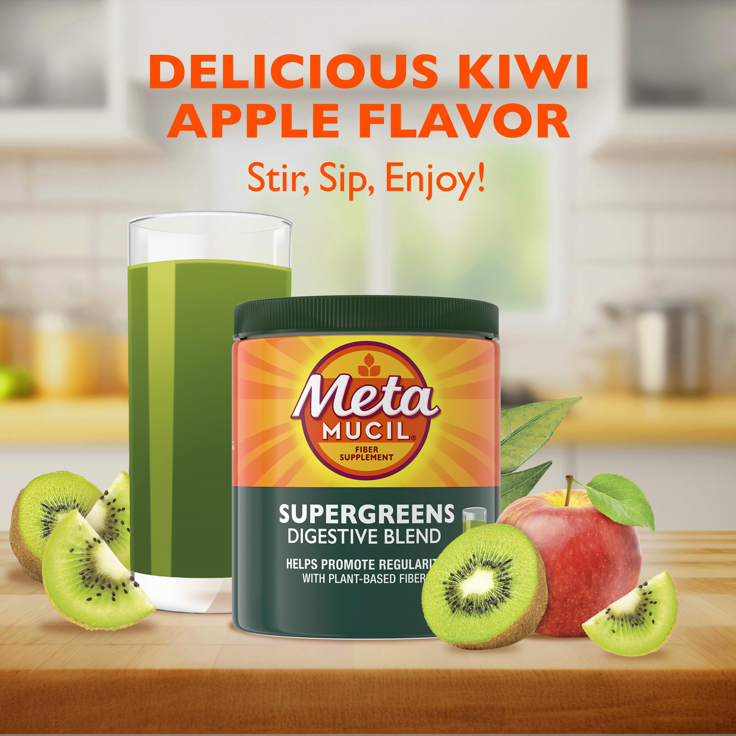 Metamucil SuperGreens daily Blend 218g powder scoop