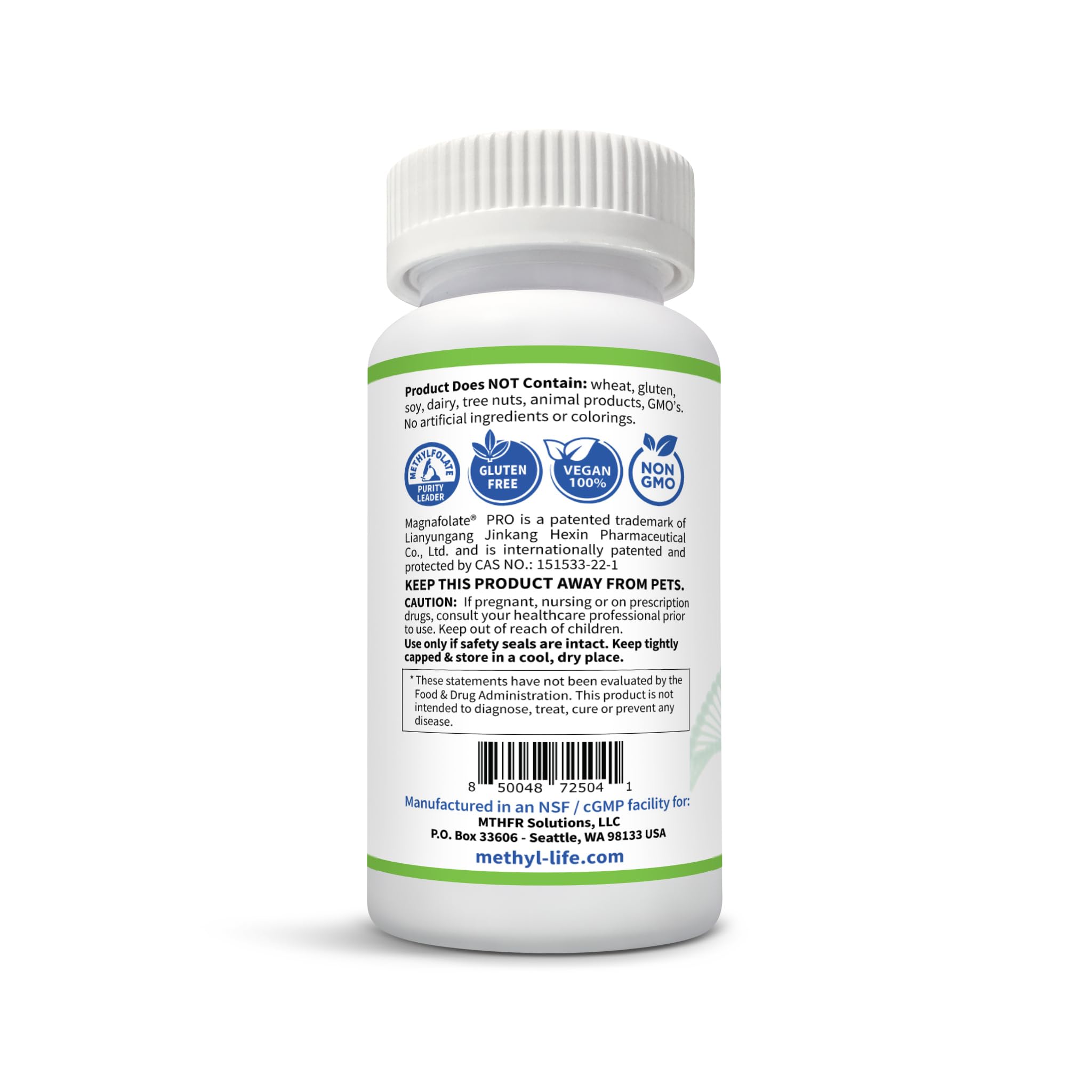 Methyl-Life B-Methylated II sublingual tablet close-up