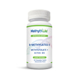 Methyl-Life B-Methylated II tablets on a wooden table