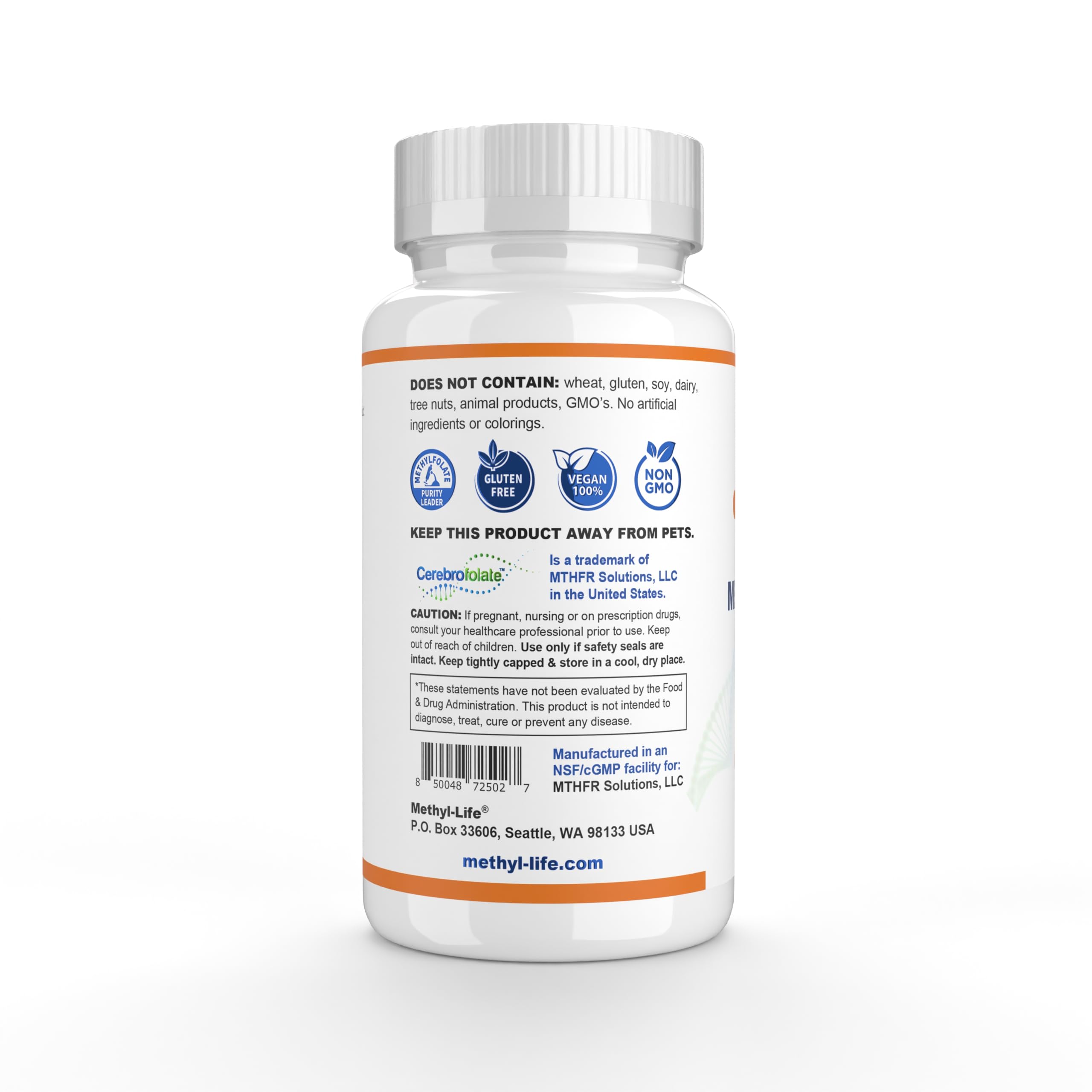 Methyl-Life L-Methylfolate 5 mg chewable tablets with mint flavour