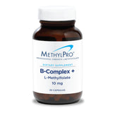 MethylPro B Complex + L-Methylfolate 10 mg front view of bottle