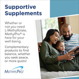 MethylPro B Complex + L-Methylfolate 10 mg nutritional information on label