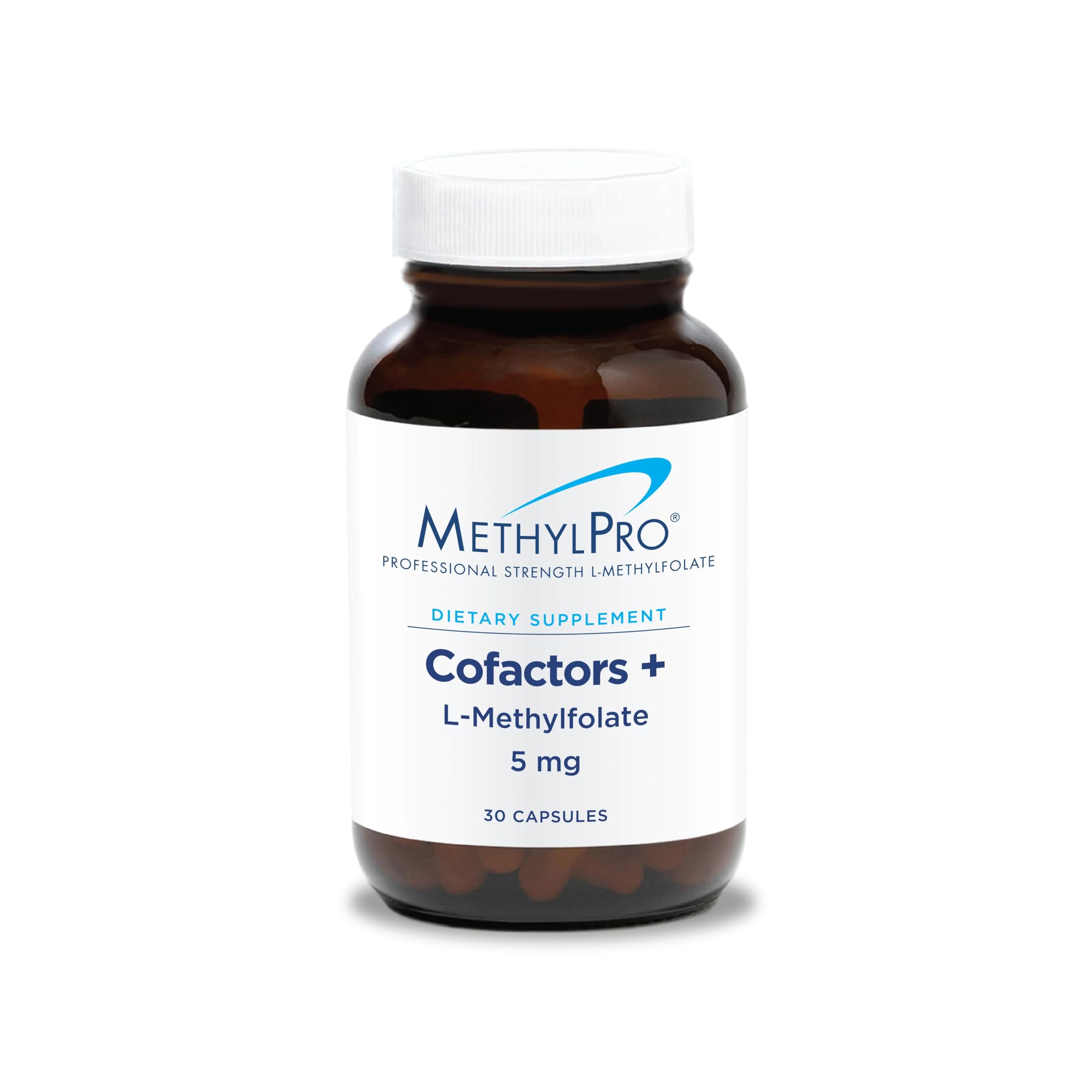 MethylPro Cofactors + L-Methylfolate supplement front view