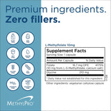 MethylPro L-Methylfolate 10mg supplement lifestyle shot