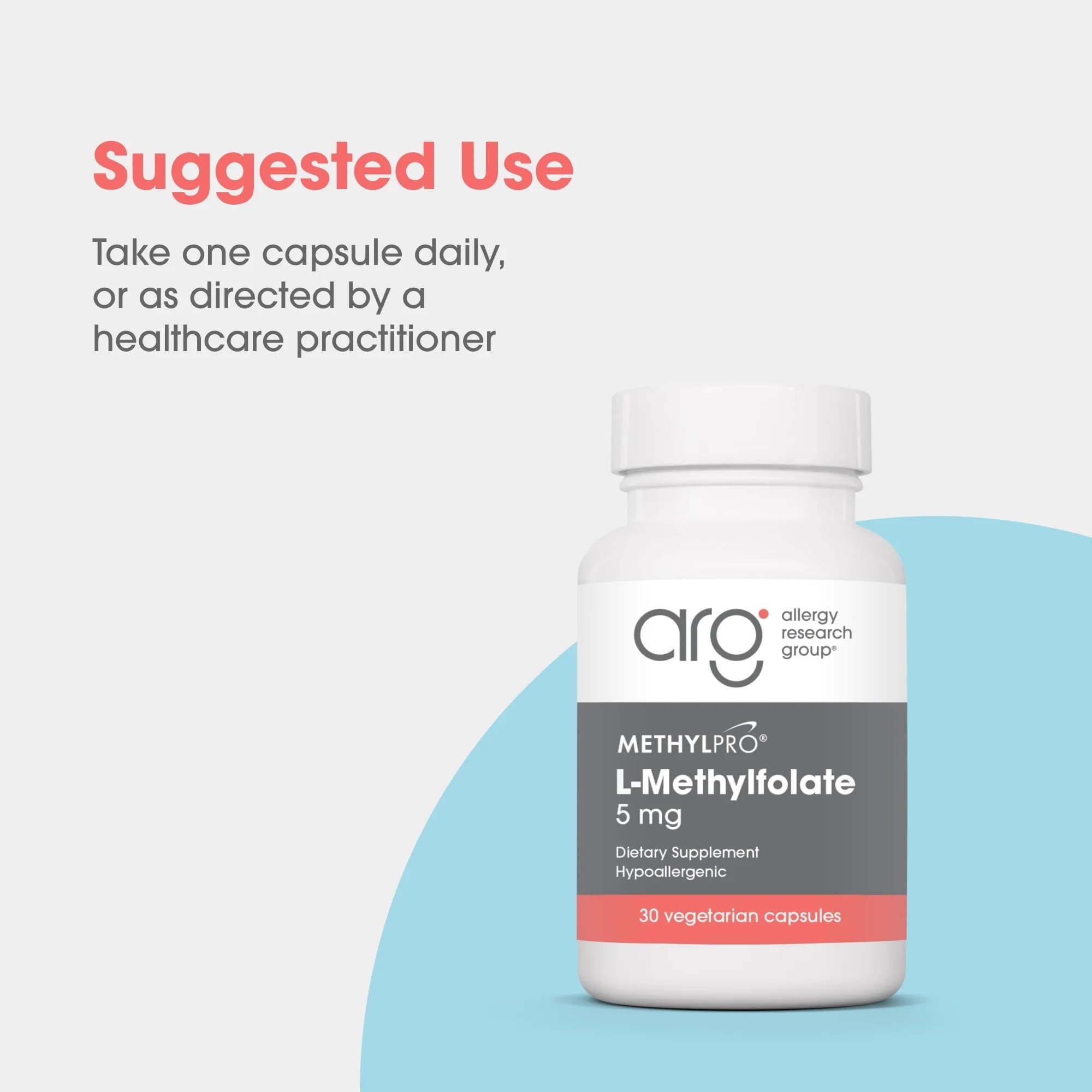 MethylPro L-Methylfolate 5mg supplement packaging