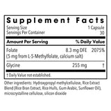 MethylPro L-Methylfolate 5mg supplement side view
