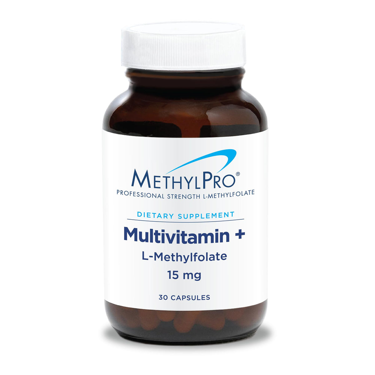 MethylPro Multivitamin + L-Methylfolate 15mg front view