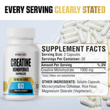 MetpharmUSA Creatine Monohydrate Capsules close-up of the capsules