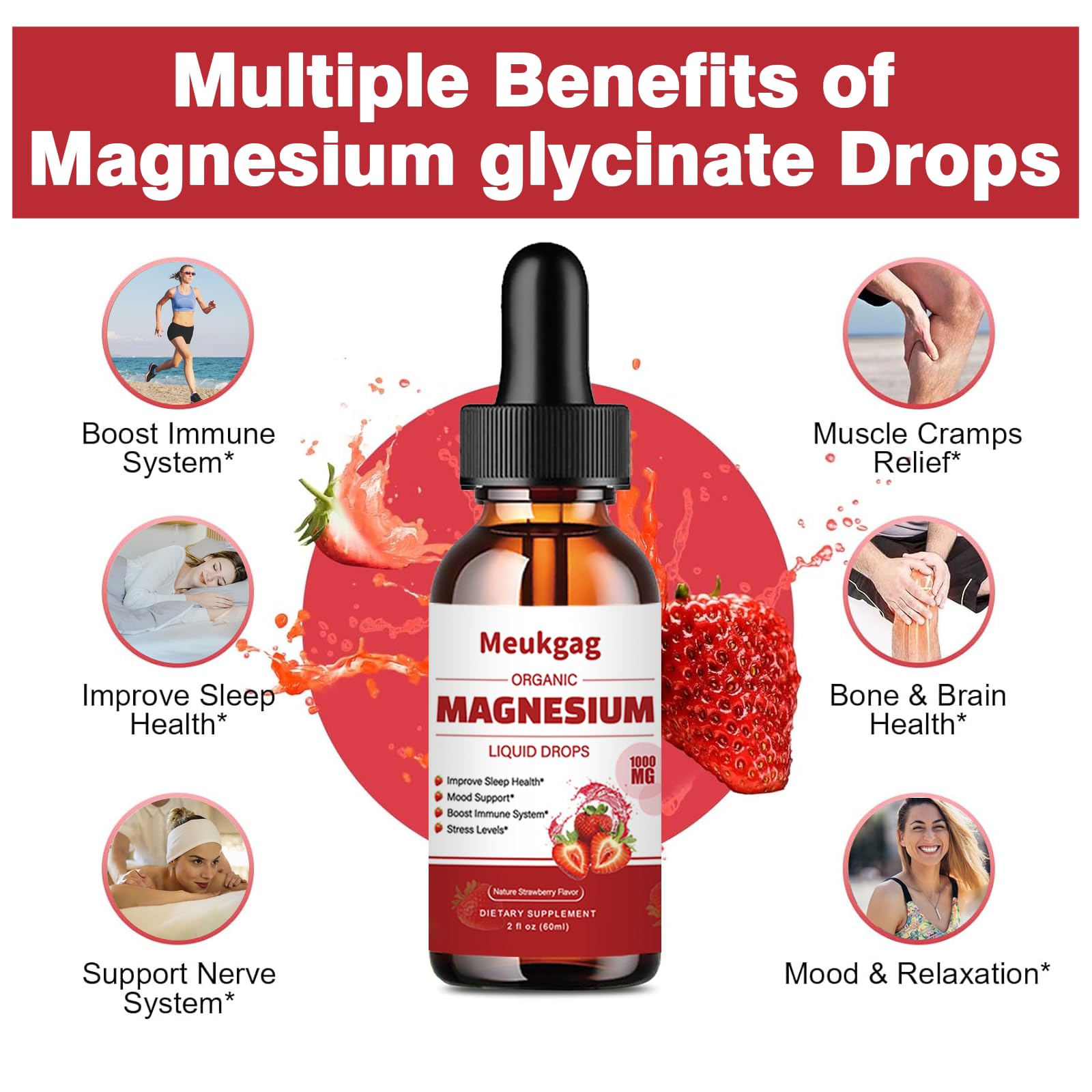 Meukgag Magnesium Complex Liquid Drops 1000mg bottle side view