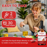 Meukgag Magnesium Complex Liquid Drops 1000mg in a glass of water