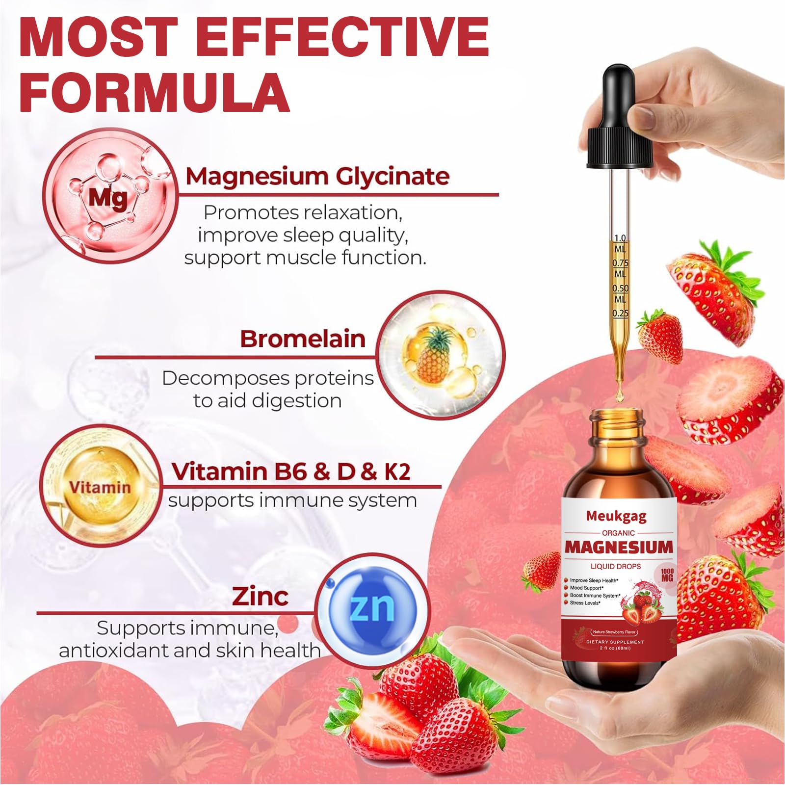 Meukgag Magnesium Complex Liquid Drops 1000mg packaging