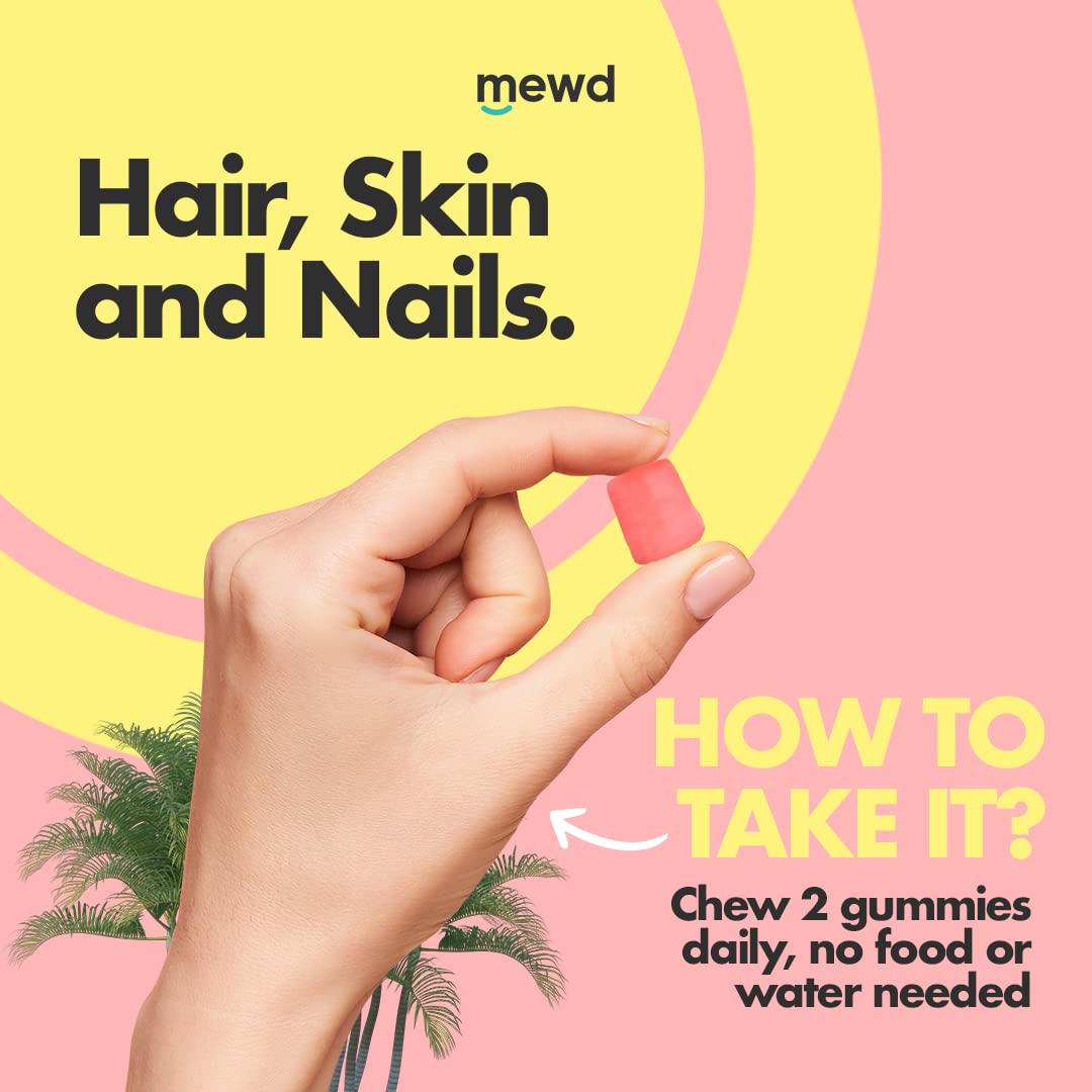 MEWD Multivitamin Gummies for Kids back view with ingredients listed