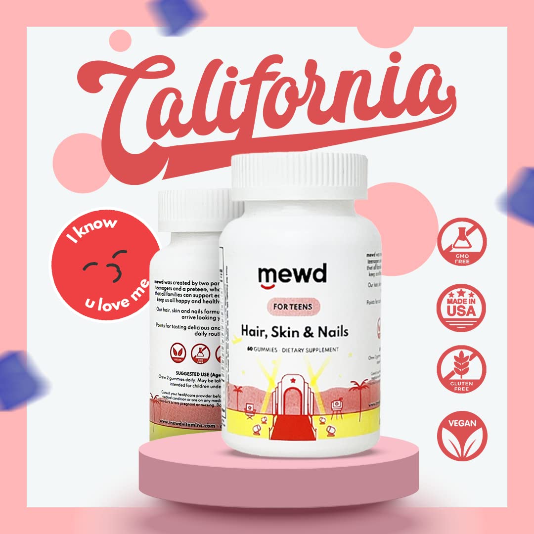 MEWD Multivitamin Gummies for Kids packaging on a kitchen counter
