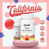MEWD Multivitamin Gummies for Kids packaging on a kitchen counter