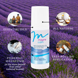 MG12 MagneCalm Roll-On packaging with ingredients listed