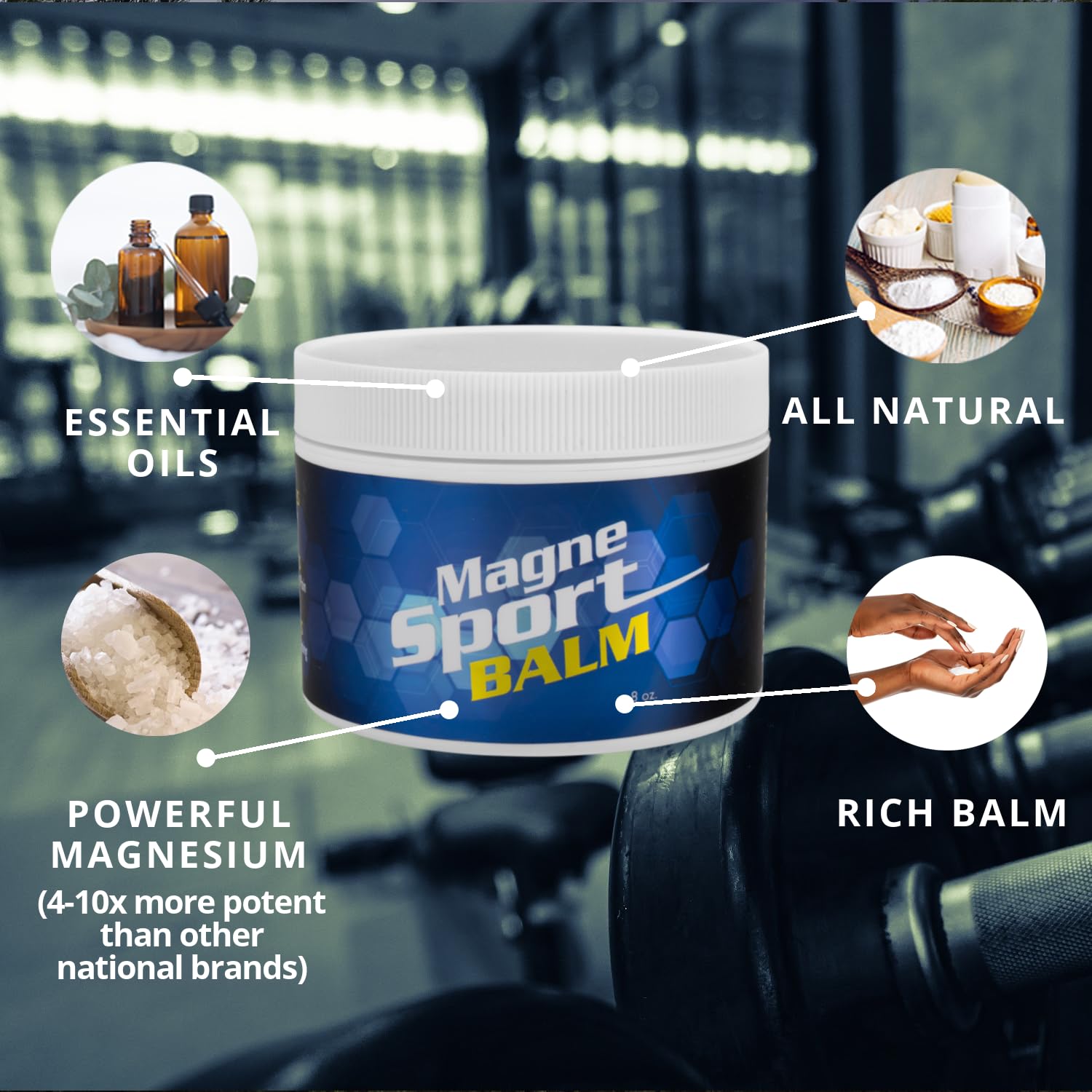 MG12 MagneSport Balm ingredients list