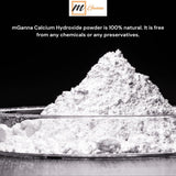 mGanna Calcium Hydroxide Powder 240g in a bowl