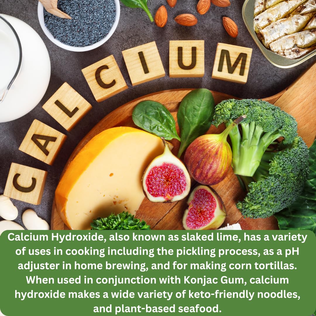mGanna Calcium Hydroxide Powder 240g used in cosmetic formulation