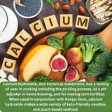 mGanna Calcium Hydroxide Powder 240g used in cosmetic formulation