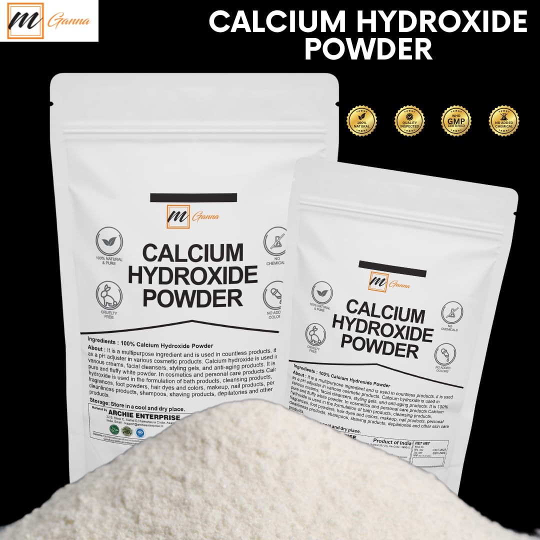 mGanna Calcium Hydroxide Powder 240g with measuring spoon