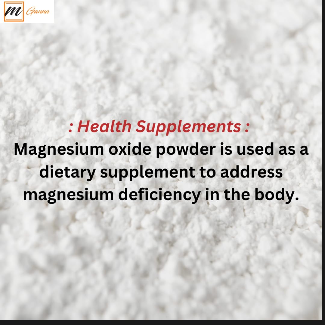 mGanna Magnesium Hydroxide Powder 227g with measuring spoon