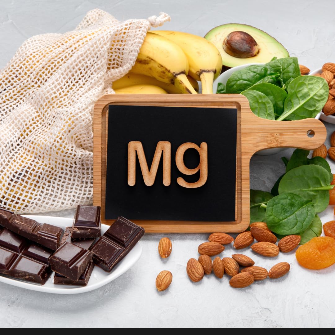 mGanna Magnesium Malate Powder 109g resealable pouch on kitchen counter
