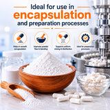 mGanna Magnesium Stearate Powder 227g in a kitchen setting