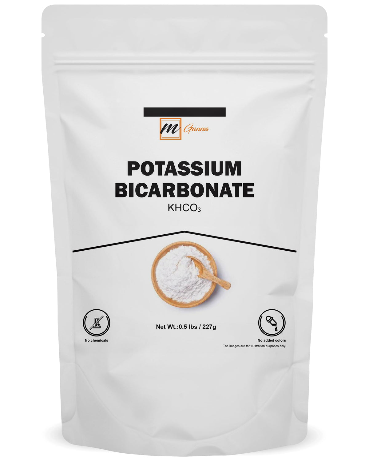 mGanna Potassium Powder 227g front view packaging