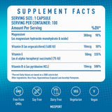 MgSport Magnesium Supplement 380mg capsule with vitamins