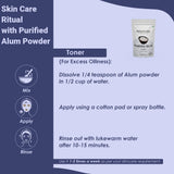 Mi Nature Alum Powder packaging details