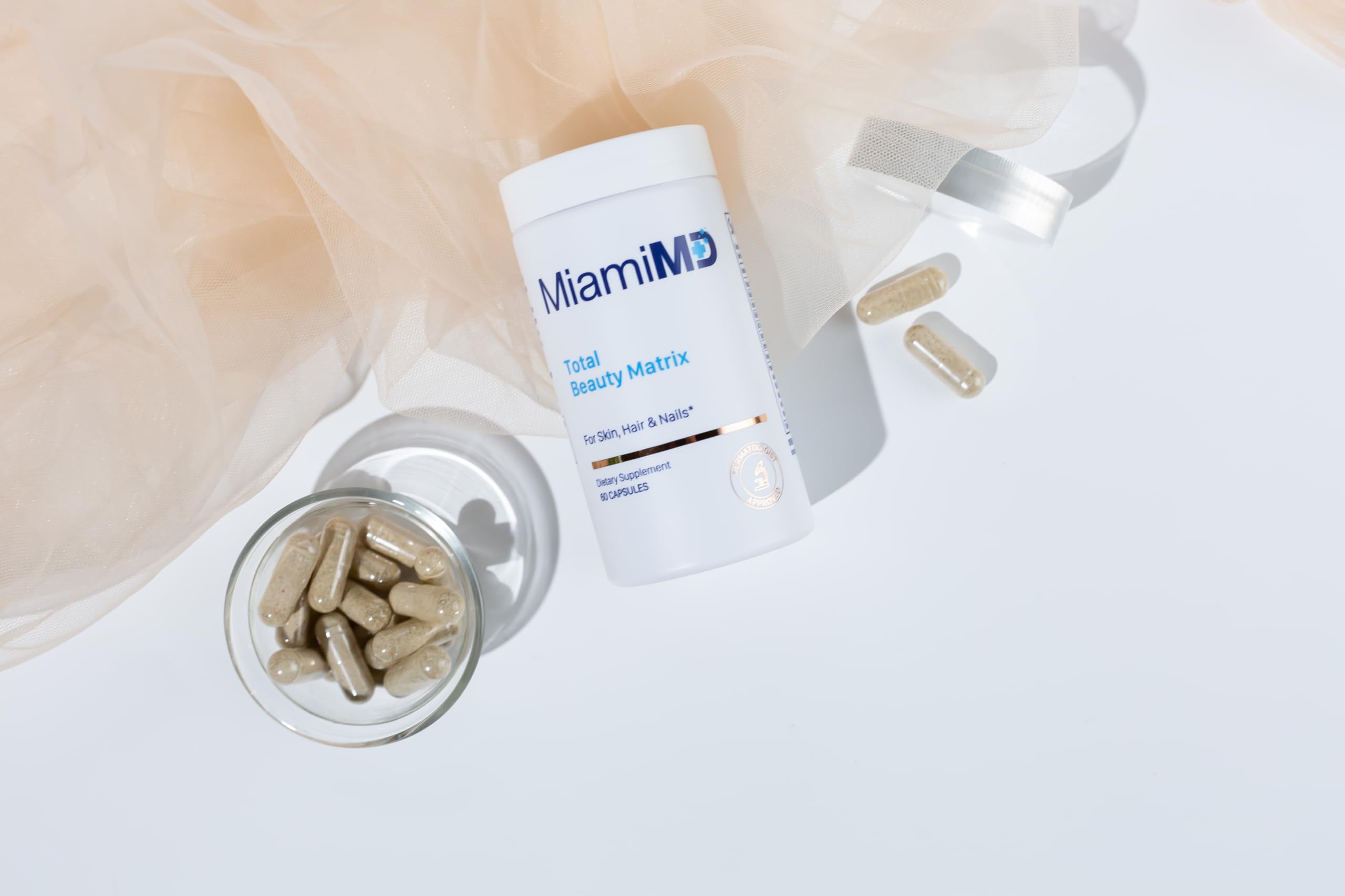 MiamiMD Collagen Capsules showing ingredients list