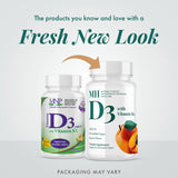 MICHAEL'S Vitamin D3 & K2 Supplement back view
