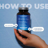 Michelle Peiret BM10 Max Boron Supplement capsules on a wooden surface