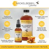 Mickelberry Gardens daily wellness Honey Tonic 4oz back view