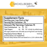 Mickelberry Gardens daily wellness Honey Tonic 4oz side view