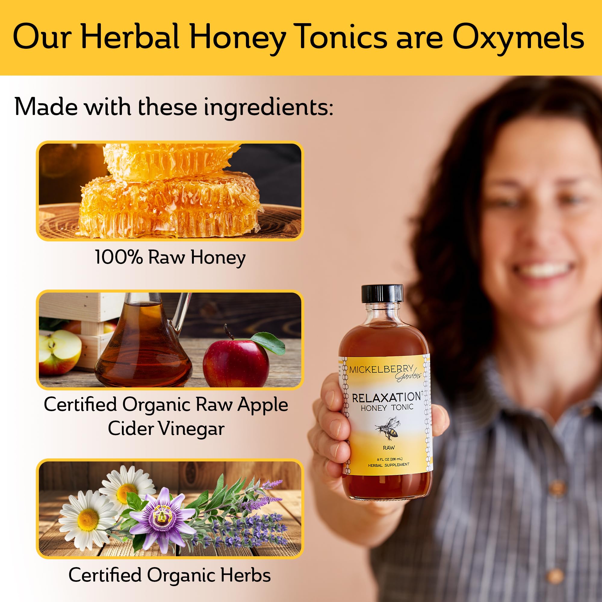 Mickelberry Gardens daily wellness Honey Tonic with honey and herbs