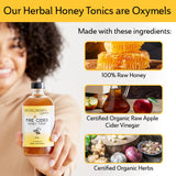 Mickelberry Gardens Fire Cider Honey Tonic 227g on a wooden table