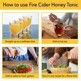Mickelberry Gardens Fire Cider Honey Tonic 227g side view